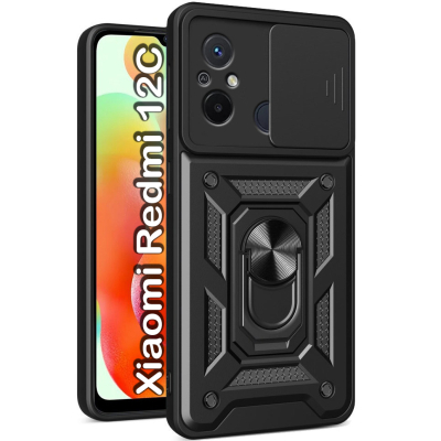 Чохол до мобільного телефона BeCover Military Xiaomi Redmi 12C Black (709165)