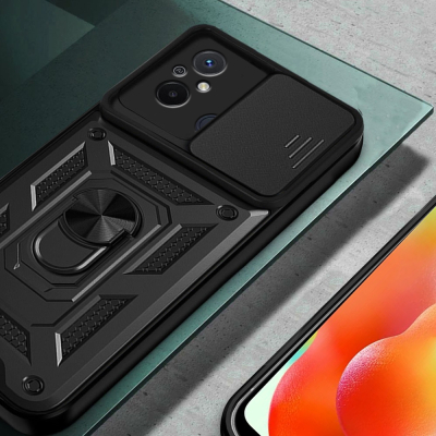 Чохол до мобільного телефона BeCover Military Xiaomi Redmi 12C Black (709165)