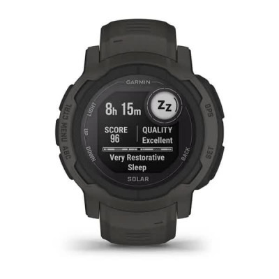 Смарт-годинник Garmin Instinct 2, Solar, Graphite, GPS (010-02627-00)
