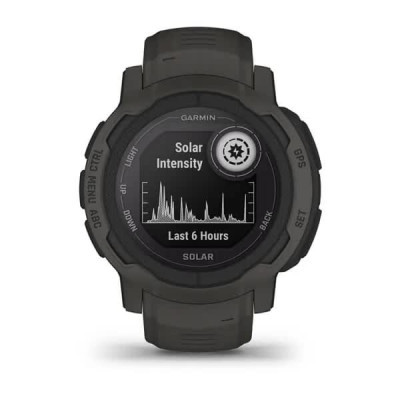 Смарт-годинник Garmin Instinct 2, Solar, Graphite, GPS (010-02627-00)