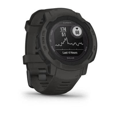 Смарт-годинник Garmin Instinct 2, Solar, Graphite, GPS (010-02627-00)