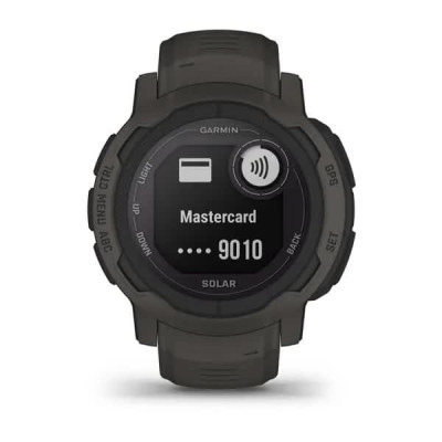 Смарт-годинник Garmin Instinct 2, Solar, Graphite, GPS (010-02627-00)