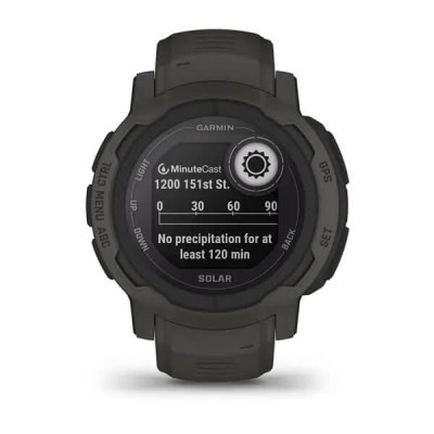 Смарт-годинник Garmin Instinct 2, Solar, Graphite, GPS (010-02627-00)