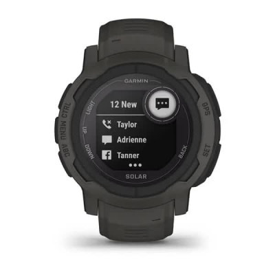 Смарт-годинник Garmin Instinct 2, Solar, Graphite, GPS (010-02627-00)