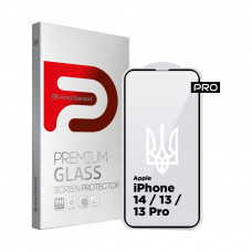 Скло захисне Armorstandart Pro 3D LE Apple iPhone 14 / 13 / 13 Pro Black (ARM65654)