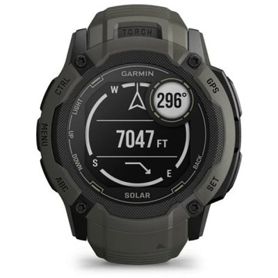 Смарт-годинник Garmin Instinct 2X Solar, Moss, GPS (010-02805-05)