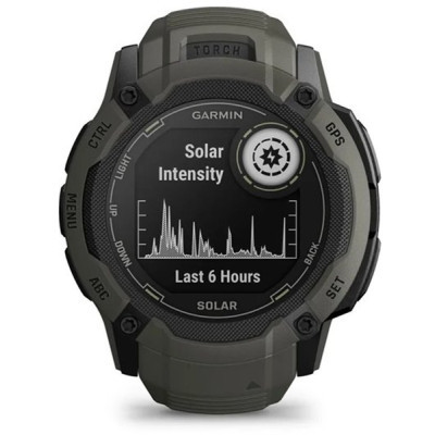 Смарт-годинник Garmin Instinct 2X Solar, Moss, GPS (010-02805-05)