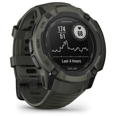 Смарт-годинник Garmin Instinct 2X Solar, Moss, GPS (010-02805-05)