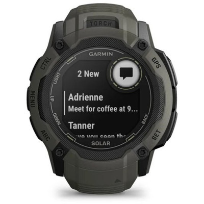 Смарт-годинник Garmin Instinct 2X Solar, Moss, GPS (010-02805-05)