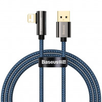 Дата кабель USB 2.0 AM to Lightning 2.0m CACS 2.4A 90 Legend Series Elbow Blue Baseus (CACS000103)