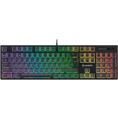 Клавіатура GamePro MK85B Blue Switch RGB USB Black (MK85B)