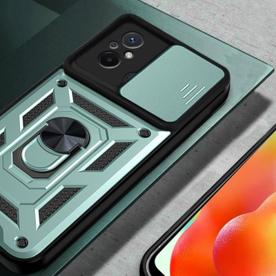 Чохол до мобільного телефона BeCover Military Xiaomi Redmi 12C Dark Green (709167)