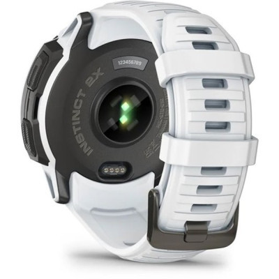Смарт-годинник Garmin Instinct 2X Solar, Whitestone, GPS (010-02805-04)