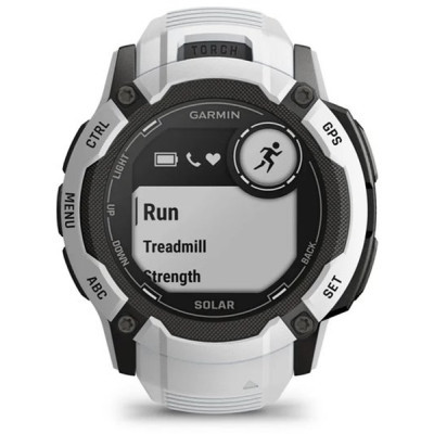Смарт-годинник Garmin Instinct 2X Solar, Whitestone, GPS (010-02805-04)