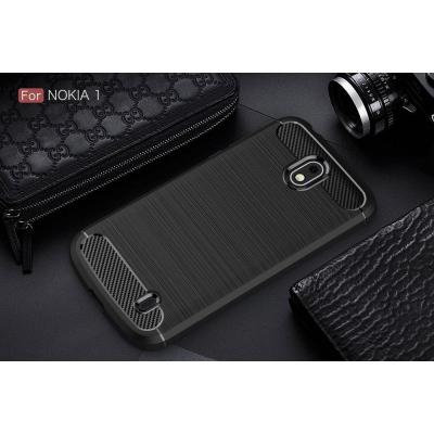 Чохол до мобільного телефона Laudtec для Nokia 1 Carbon Fiber (Black) (LT-N1B)