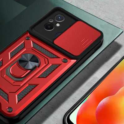 Чохол до мобільного телефона BeCover Military Xiaomi Redmi 12C Red (709168)