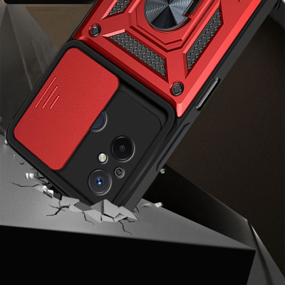 Чохол до мобільного телефона BeCover Military Xiaomi Redmi 12C Red (709168)