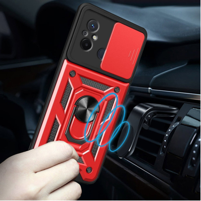 Чохол до мобільного телефона BeCover Military Xiaomi Redmi 12C Red (709168)