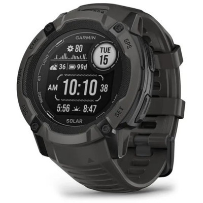 Смарт-годинник Garmin Instinct 2X, Solar, Graphite, GPS (010-02805-00)
