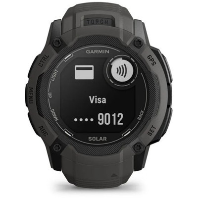 Смарт-годинник Garmin Instinct 2X, Solar, Graphite, GPS (010-02805-00)