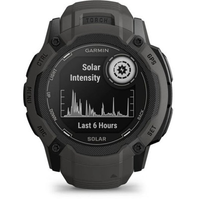 Смарт-годинник Garmin Instinct 2X, Solar, Graphite, GPS (010-02805-00)