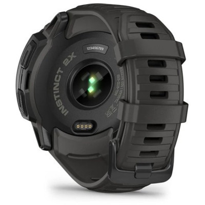 Смарт-годинник Garmin Instinct 2X, Solar, Graphite, GPS (010-02805-00)