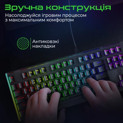 Клавіатура Vertux Comando USB Black (comando.black)