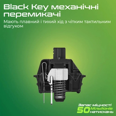 Клавіатура Vertux Tungsten USB Black (tungsten.black)