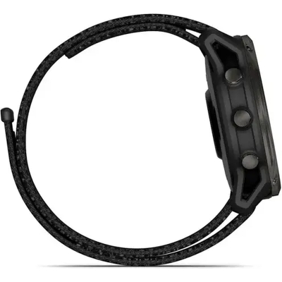 Смарт-годинник Garmin Enduro 3, Crbn Gry DLC Ti w/Blk Sport Loop Band, GPS (010-02751-01)