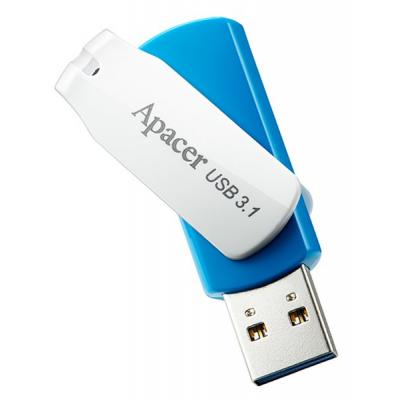 USB флеш накопичувач Apacer 64GB AH357 Blue USB 3.1 (AP64GAH357U-1)