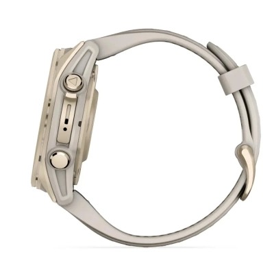 Смарт-годинник Garmin fenix 8 43mm, AMOLED, Saph, SftGldSS/FgGry, FogGry/DkSndbnd, GPS (010-02903-11)