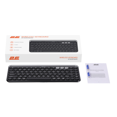 Клавіатура 2E KS250 Wireless USB/Bluetooth UA Black (2E-KS250WBK_UA)