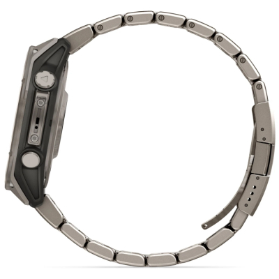 Смарт-годинник Garmin fenix 8 47mm, AMOLED, Saph, Ti/Bare/Graphite w/TiBand,Excl, GPS (010-02904-40)