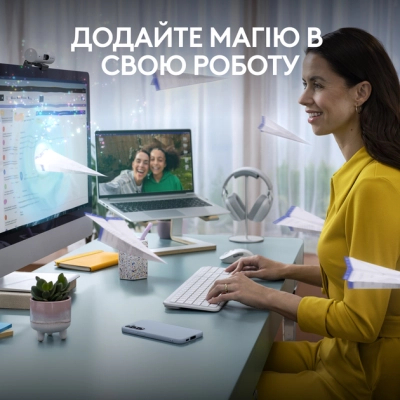 Клавіатура Logitech K950 Bluetooth/Wireless UA Off-White (920-012466)