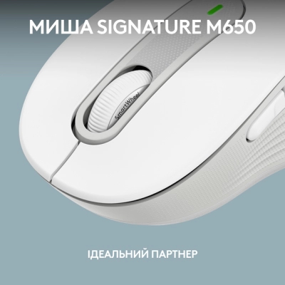 Клавіатура Logitech K950 Bluetooth/Wireless UA Off-White (920-012466)
