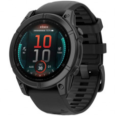 Смарт-годинник Garmin fenix E, 47mm, Slate Gray Steel/Black, GPS (010-03025-01)