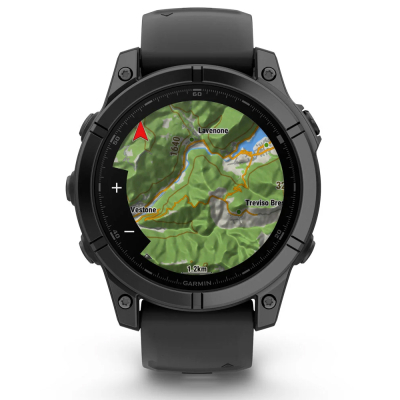 Смарт-годинник Garmin fenix E, 47mm, Slate Gray Steel/Black, GPS (010-03025-01)