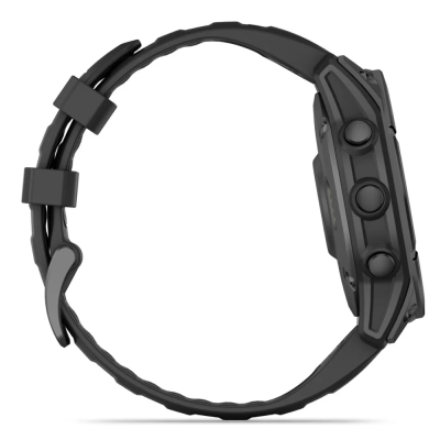Смарт-годинник Garmin fenix E, 47mm, Slate Gray Steel/Black, GPS (010-03025-01)