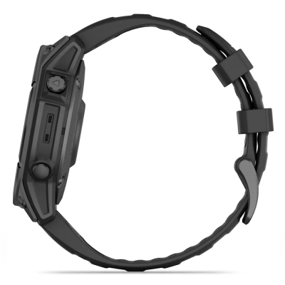 Смарт-годинник Garmin fenix E, 47mm, Slate Gray Steel/Black, GPS (010-03025-01)