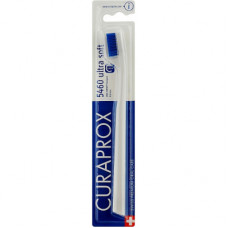Зубна щітка Curaprox CS 5460 Ultra Soft Ультрам'яка D 0.10 мм Біла із синьою щетиною (CS 5460-18)