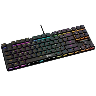 Клавіатура Canyon Cometstrike GK-50 RGB TKL USB UA Black (CND-SKB50-US)