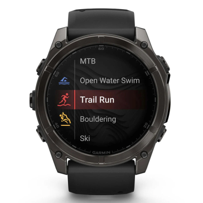 Смарт-годинник Garmin fenix 8 51mm,AMOLED,Saph,CrbnGryTi/Blk,Blk/PebbleGryBnd (010-02905-21)