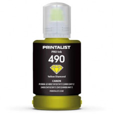 Чорнило Printalist Canon GI-490 для G1400/G2400/G3400 140г Yellow (PL490Y)