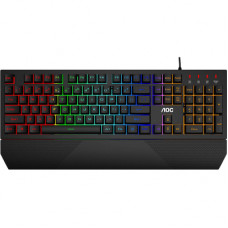 Клавіатура AOC GK200 Rainbow LED USB Black (GK200D32R)