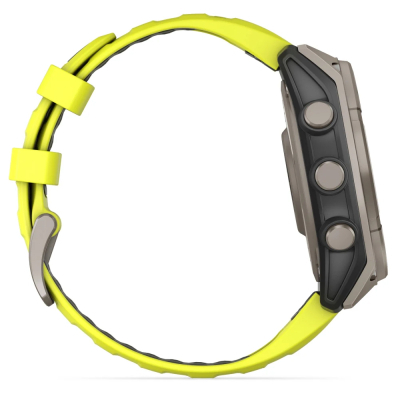 Смарт-годинник Garmin fenix 8 47mm,Saph Solar, BareTi/Graphite,AmpYe/GrphBnd (010-02906-21)