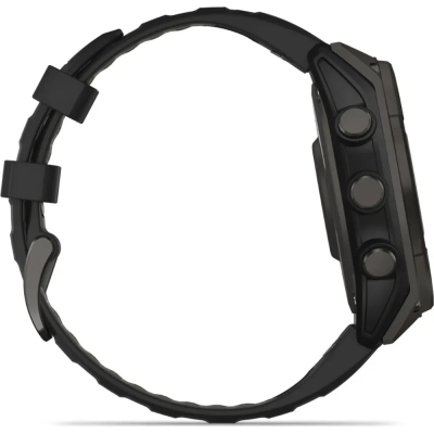 Смарт-годинник Garmin fenix 8 51mm,Saph Solar,CrbnGry Ti/Blk,Blk/PblGryBnd (010-02907-11)