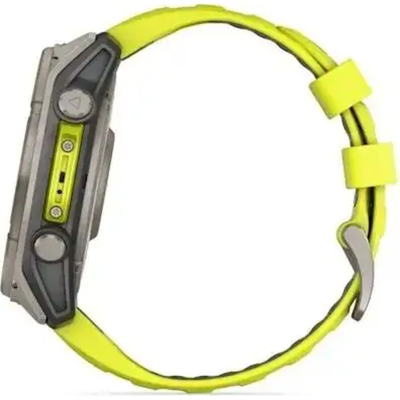 Смарт-годинник Garmin fenix 8 51mm,Saph Solar, BareTi/Graphite,AmpYe/GrphBnd (010-02907-21)