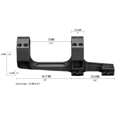 Кріплення для прицілу Vortex Precision Extended Cantilever D-30мм Extra Hight Picatinny (CM-530-20)