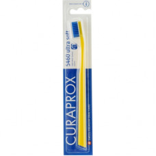 Зубна щітка Curaprox CS 5460 Ultra Soft Ультрам'яка D 0.10 мм Жовта із синьою щетиною (CS 5460-02)