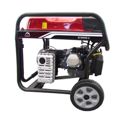 Генератор Vulkan 7,0kW ел.старт, 25л, колеса (SC9000E-II)